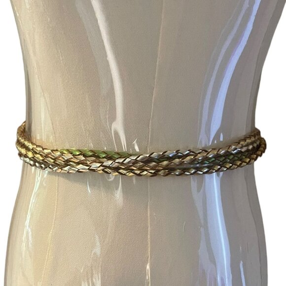 Diane von Furstenberg DVF Braided Studded Leather Belt Small main image 12